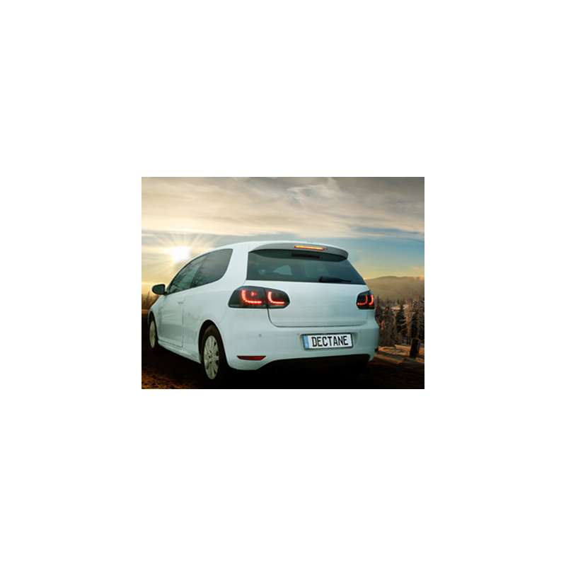 Feux arrière LED VW Golf VI 08+-Noir/Fumé_R-Look