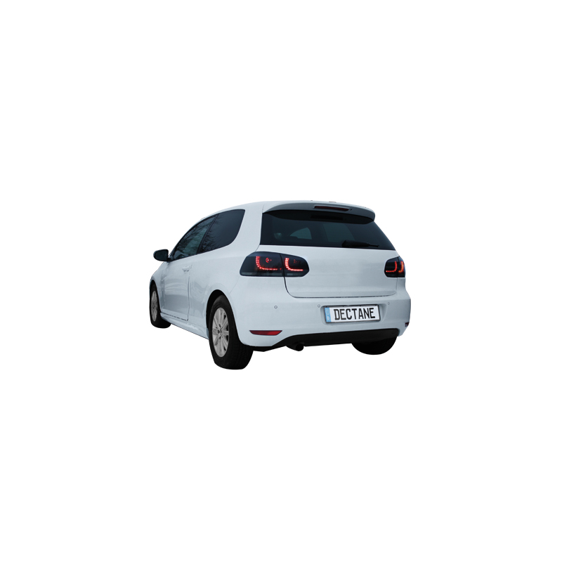 Feux arrière LED VW Golf VI 08+-Noir/Fumé_R-Look