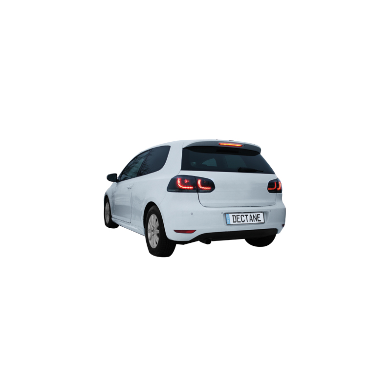 Feux arrière LED VW Golf VI 08+-Noir/Fumé_R-Look