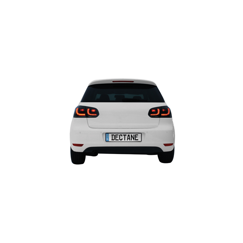 Feux arrière LED VW Golf VI 08+-Noir/Fumé_R-Look