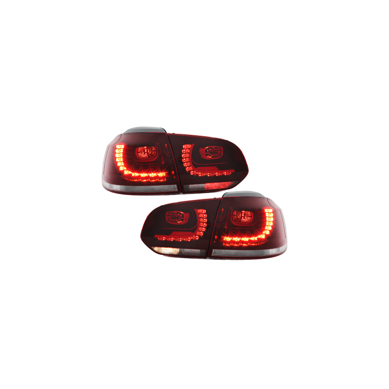 Feux LED rouge clair CAN-BUS Golf 6 Gti R-line - RV39ADLRC