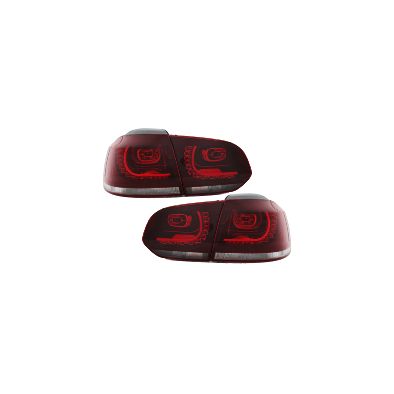 Feux LED rouge clair CAN-BUS Golf 6 Gti R-line - RV39ADLRC