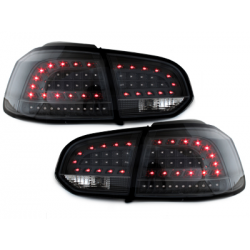  Feux arrière led LITEC VW Golf VI cligno LED Noir -  RV39LB