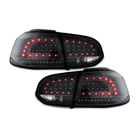  Feux arrière led LITEC VW Golf VI cligno LED Noir -  RV39LB