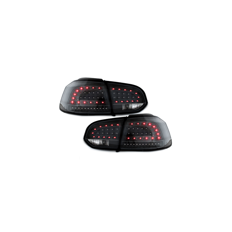  Feux arrière led LITEC VW Golf VI cligno LED Noir -  RV39LB