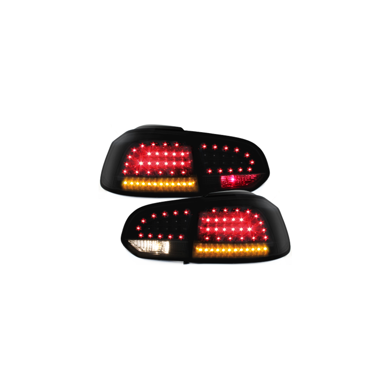  Feux arrière led LITEC VW Golf VI cligno LED Noir/Fumé -  RV39LBS