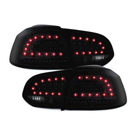 Feux arrière led LITEC VW Golf VI clignotants LED Noir/Fumé