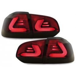  Feux arrière LED VW Golf VI LIGHTBAR rouge/fume -  RV39LLRS