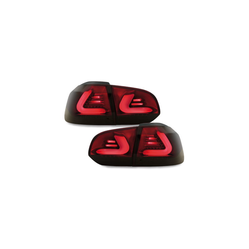  Feux arrière LED VW Golf VI LIGHTBAR rouge/fume -  RV39LLRS