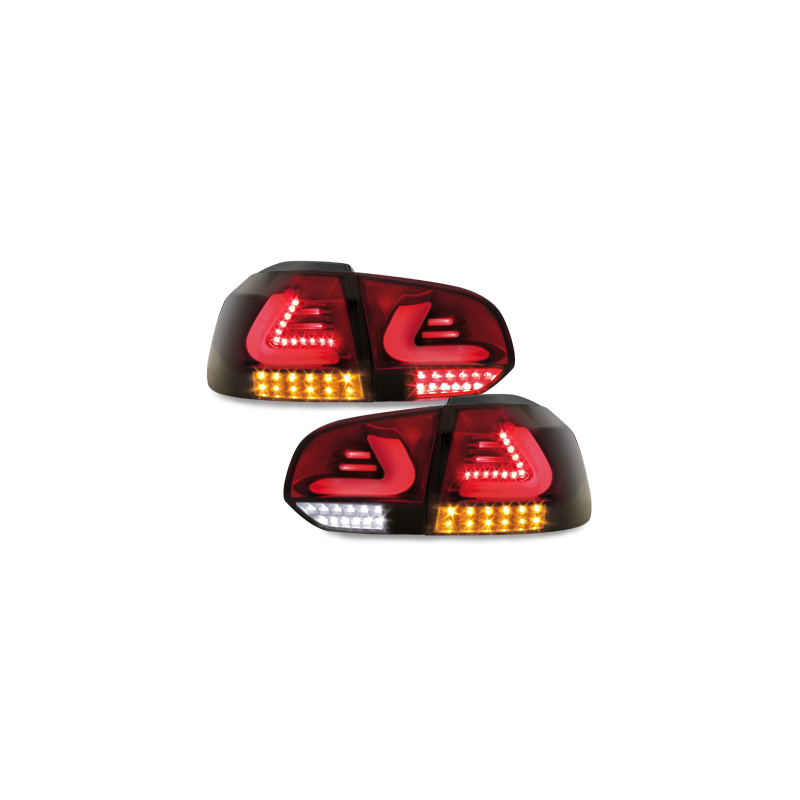  Feux arrière LED VW Golf VI LIGHTBAR rouge/fume -  RV39LLRS