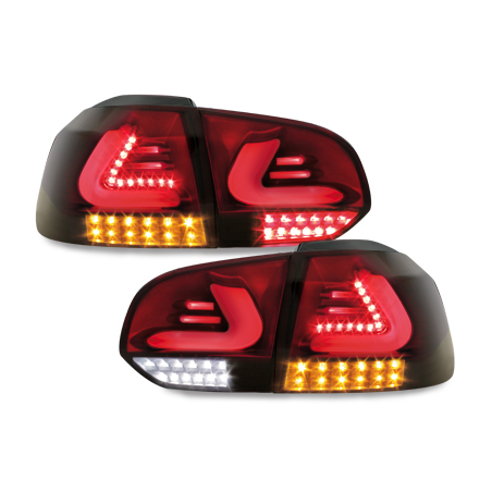  Feux arrière LED VW Golf VI LIGHTBAR rouge/fume -  RV39LLRS