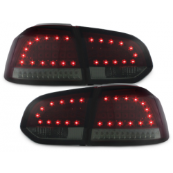  Feux arrière led LITEC VW Golf VI cligno LED Rouge/Fumé -  RV39LRS