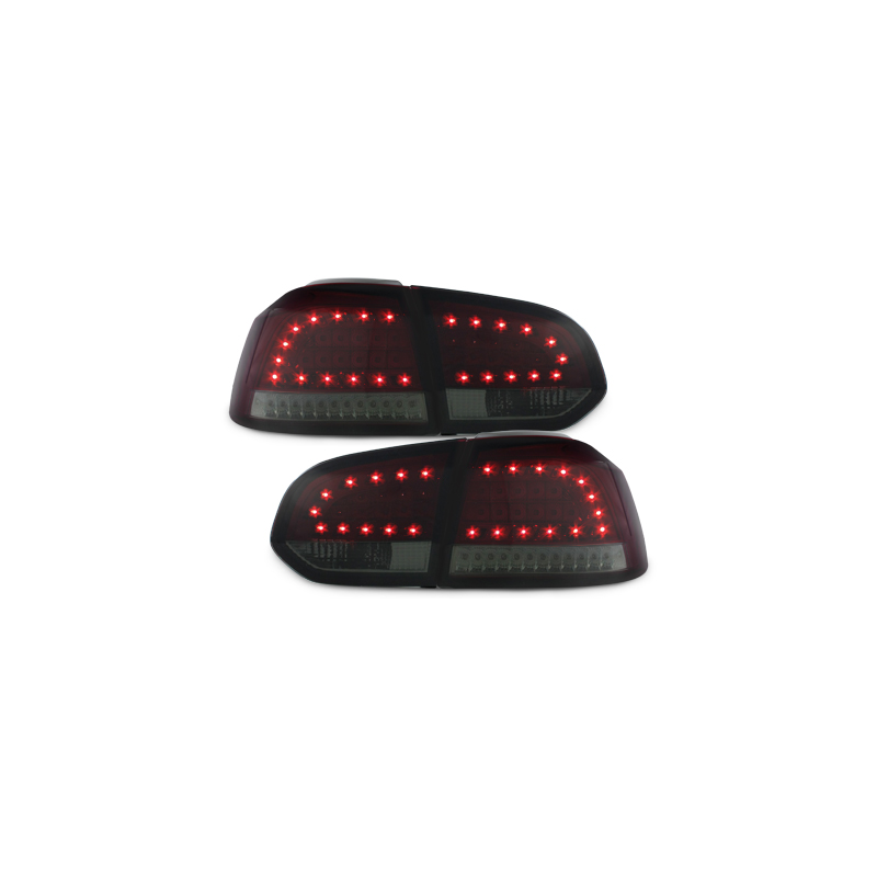  Feux arrière led LITEC VW Golf VI cligno LED Rouge/Fumé -  RV39LRS