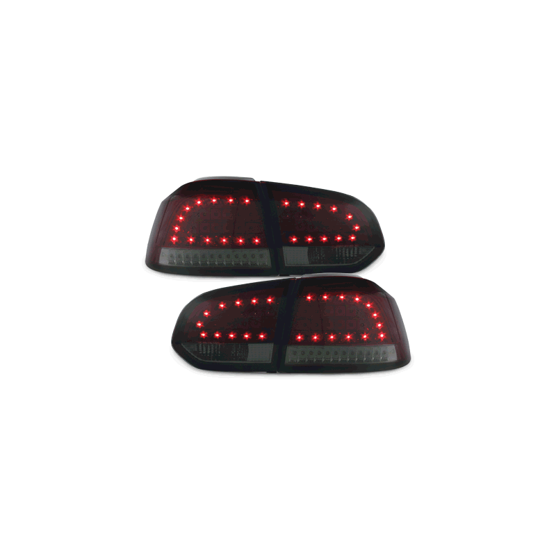  Feux arrière led LITEC VW Golf VI cligno LED Rouge/Fumé -  RV39LRS