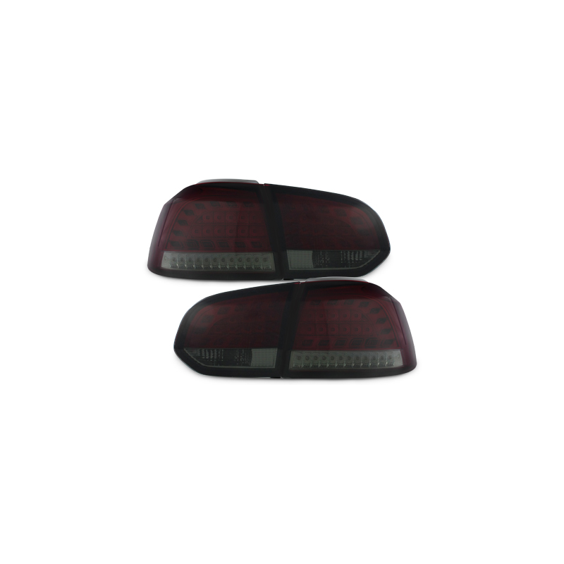  Feux arrière led LITEC VW Golf VI cligno LED Rouge/Fumé -  RV39LRS
