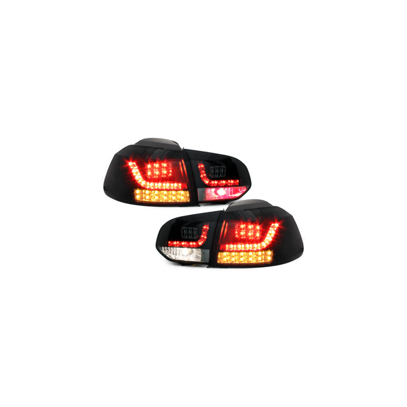  Feux led VW Golf VI cligno LED Noir / Fumé -  RV39SLBSL