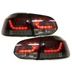  Feux led VW Golf VI cligno LED Rouge / Fumé -  RV39SLRSL