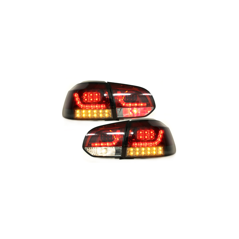  Feux led VW Golf VI cligno LED Rouge / Fumé -  RV39SLRSL