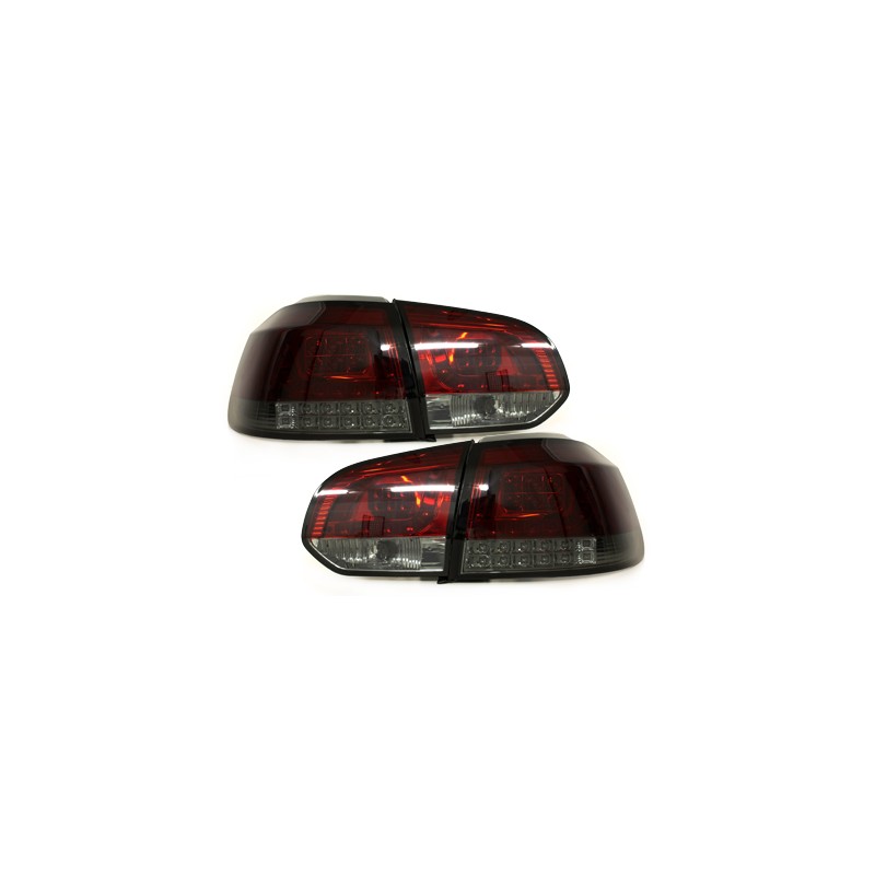  Feux led VW Golf VI cligno LED Rouge / Fumé -  RV39SLRSL