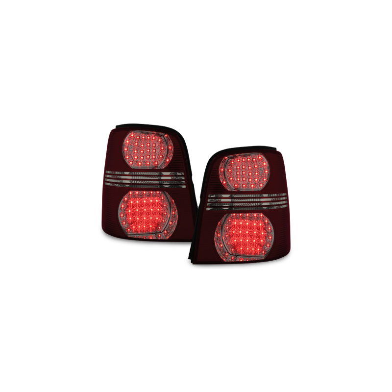 Feux arrière LED VW Touran 2003+ Rouge/Fumé
