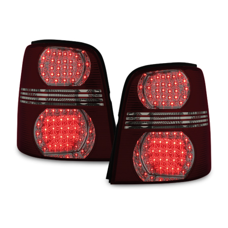 Feux arrière LED VW Touran 2003+ Rouge/Fumé