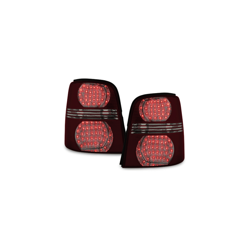 Feux arrière LED VW Touran 2003+ Rouge/Fumé
