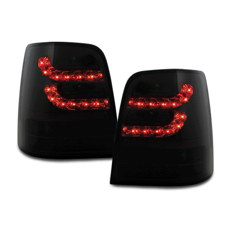 Feux arrière LED VW Touran 2003+ Noir/Fumé