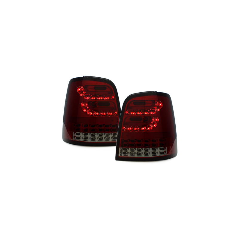 Feux arrière LED VW Touran 2003+ Rouge/Fumé