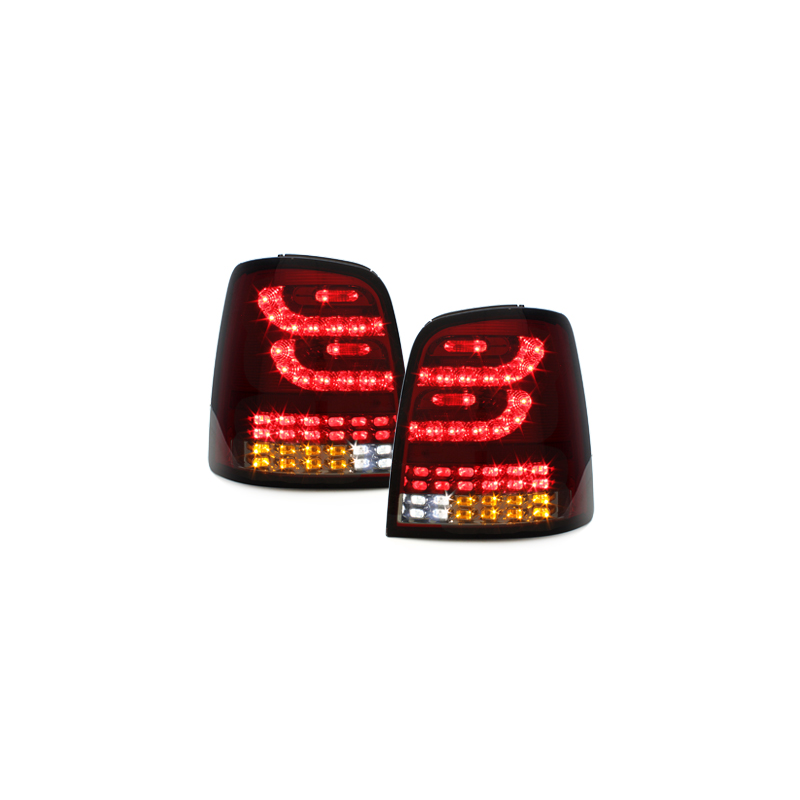 Feux arrière LED VW Touran 2003+ Rouge/Fumé
