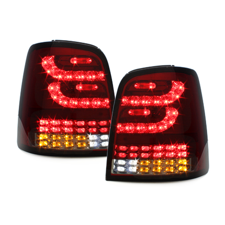 Feux arrière LED VW Touran 2003+ Rouge/Fumé