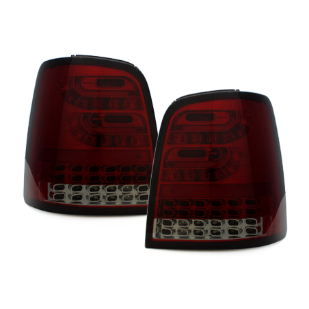 Feux arrière LED VW Touran 2003+ Rouge/Fumé