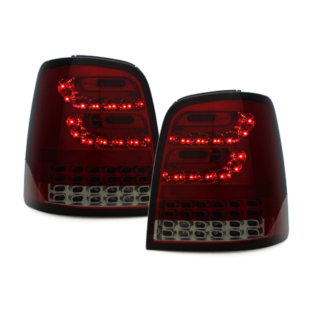 Feux arrière LED VW Touran 2003+ Rouge/Fumé