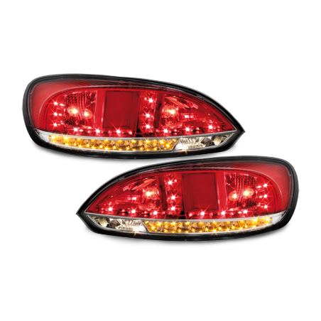 Feux arrière à LED VW VW Scirocco III 08-10 Rouge/cristal