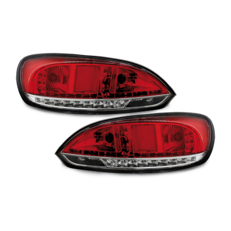 Feux arrière à LED VW VW Scirocco III 08-10 Rouge/cristal