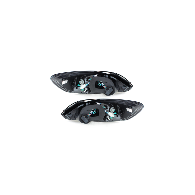 Feux arrière à LED VW VW Scirocco III 08-10 Rouge/cristal