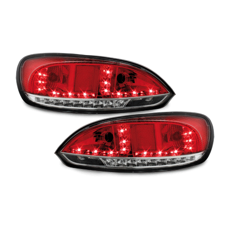 Feux arrière à LED VW VW Scirocco III 08-10 Rouge/cristal