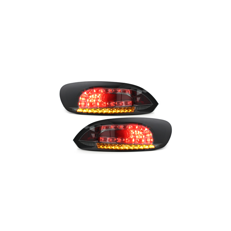 Feux arrière à LED VW Scirocco III 08+ Clignotant LED Noir/smo