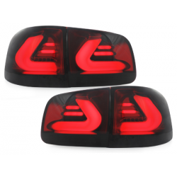 Feux arrière LED VW Touareg LIGHTBAR Noir/Rouge/Fumé