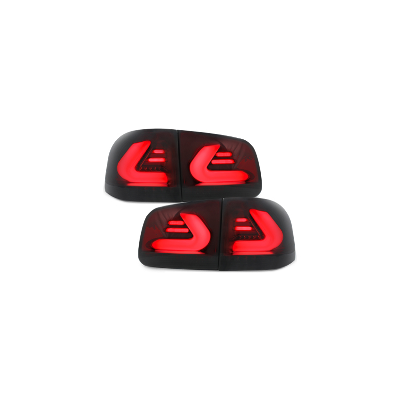 Feux arrière LED VW Touareg LIGHTBAR Noir/Fumé - RV42LBS