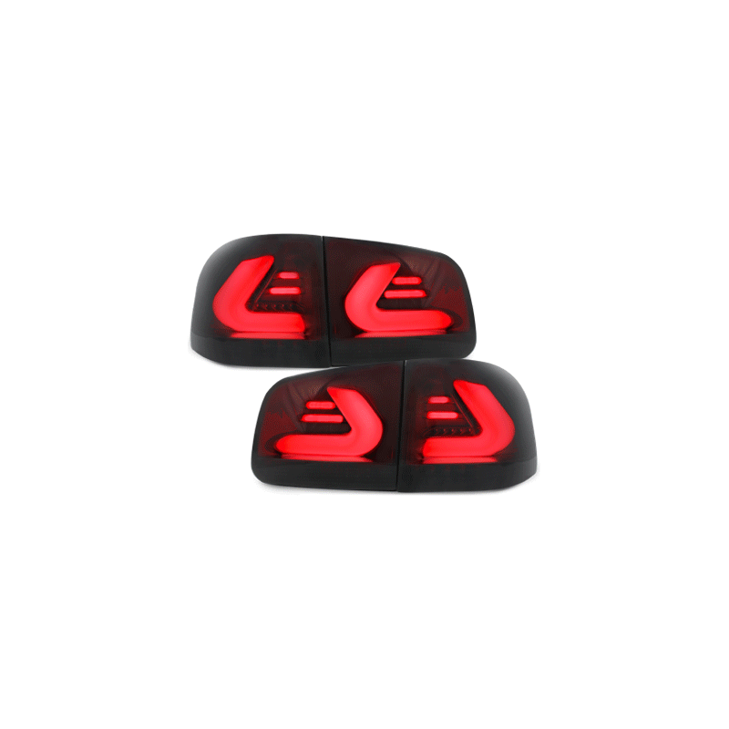 Feux arrière LED VW Touareg LIGHTBAR Noir/Fumé - RV42LBS