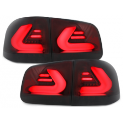 Feux arrière LED VW Touareg LIGHTBAR Rouge/Fumé