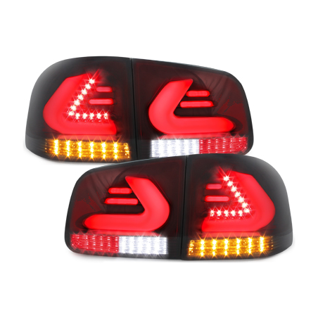 Feux arrière LED VW Touareg LIGHTBAR Rouge/Fumé