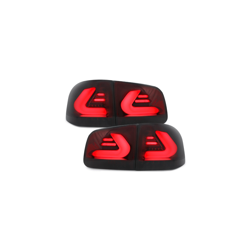 Feux arrière LED VW Touareg LIGHTBAR Rouge/Fumé