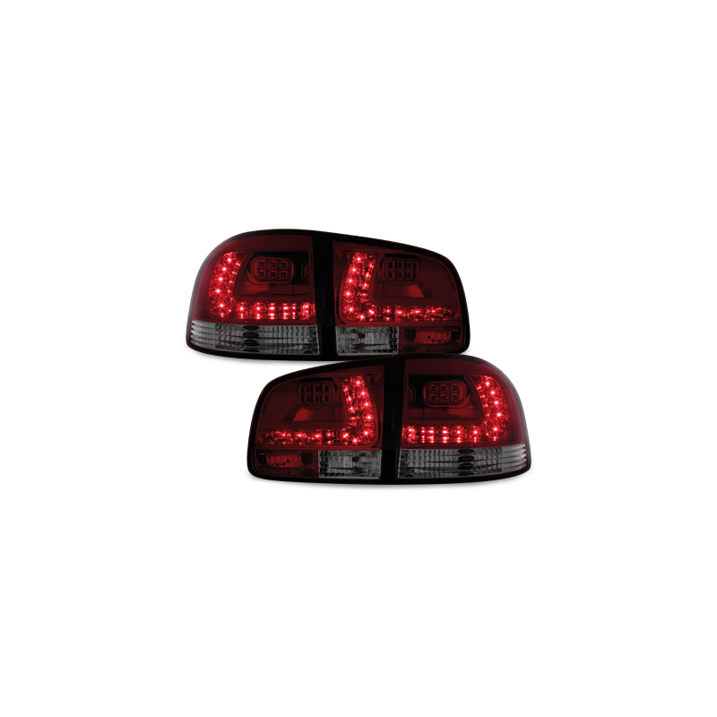 Feux arrière LED VW Touareg 02-10 Rouge/Fumé