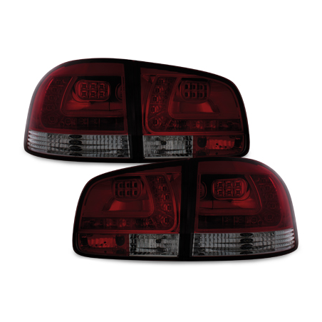 Feux arrière LED VW Touareg 02-10 Rouge/Fumé