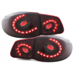Feux arrière LED VW Tiguan 07 - 11-Rouge/Fumé