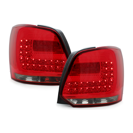 Feux arrière LED VW Polo 6R_09-14-Rouge/Fumé