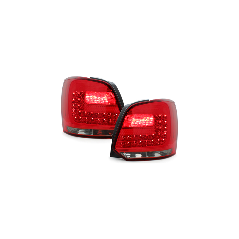 Feux arrière LED VW Polo 6R_09-14-Rouge/Fumé