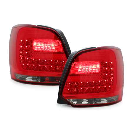 Feux arrière LED VW Polo 6R_09-14-Rouge/Fumé