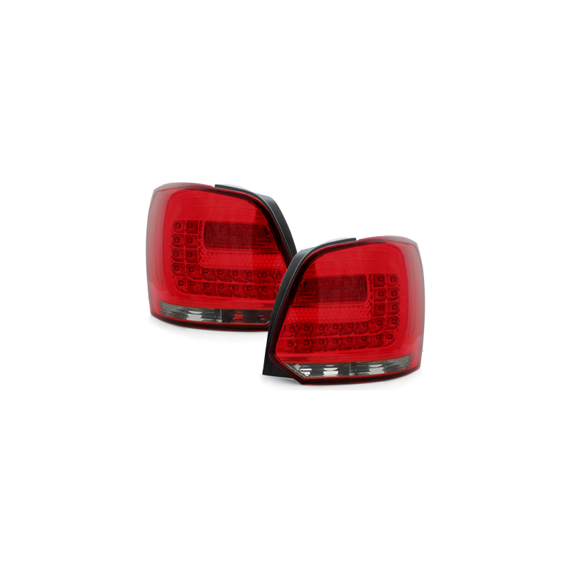 Feux arrière LED VW Polo 6R_09-14-Rouge/Fumé